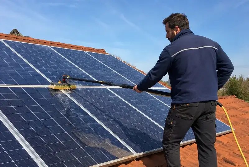 Nettoyage et entretien de panneaux solaires à Asnières-en-Poitou